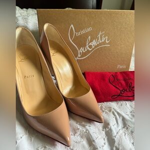 Christian Louboutin Pigalle Follies 100 Patent Nude.